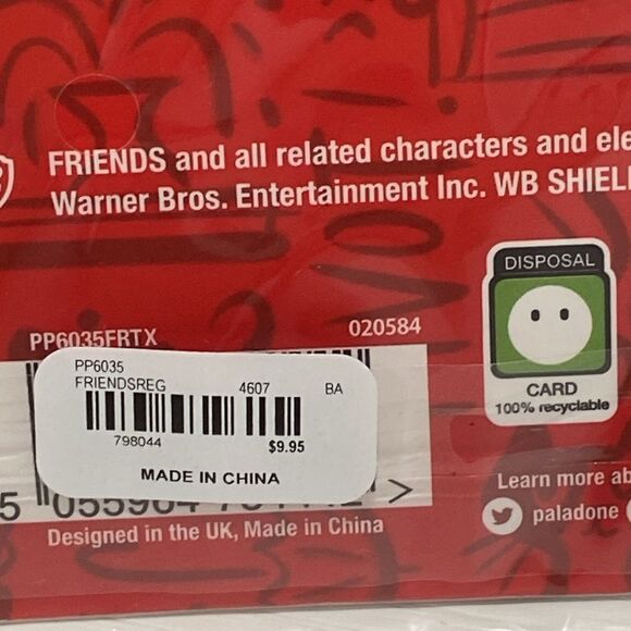 Friends Hello My Name Is Regina Phalange Keyring Television Series NWT - Picture 6 of 7